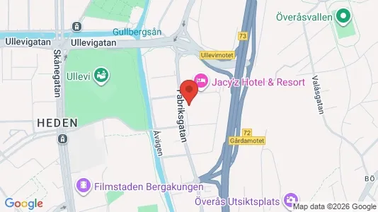 Kontorslokaler att hyra i Örgryte-Härlanda - kort over placeringen