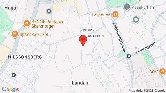 Kontorslokaler att hyra i Göteborg Centrum - kort over placeringen