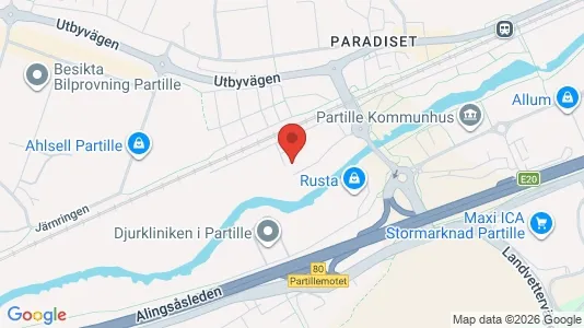 Industrilokaler att hyra i Partille - Bild från Google Street View