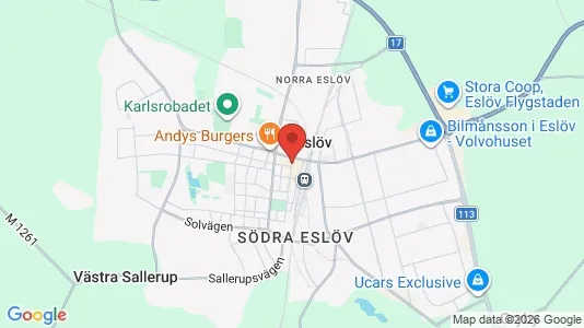 Industrilokaler att hyra i Eslöv - Bild från Google Street View