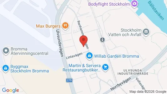Industrilokaler att hyra i Västerort - Bild från Google Street View