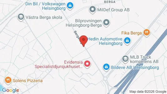 Kontorslokaler att hyra i Helsingborg - Bild från Google Street View