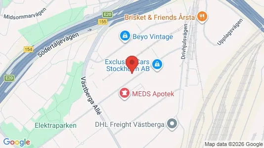 Kontorslokaler att hyra i Söderort - kort over placeringen