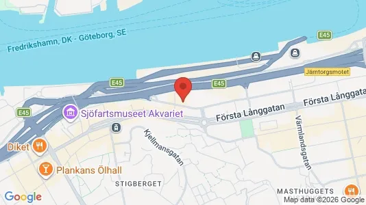 Kontorslokaler att hyra i Majorna-Linné - Bild från Google Street View
