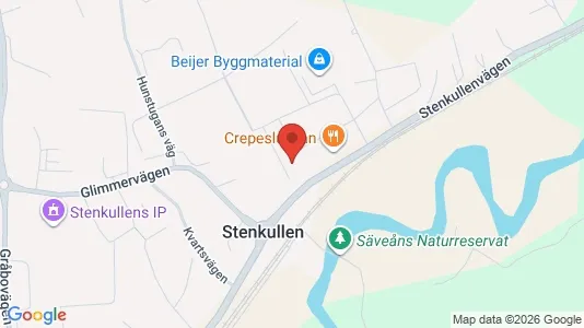 Kontorslokaler att hyra i Lerum - kort over placeringen