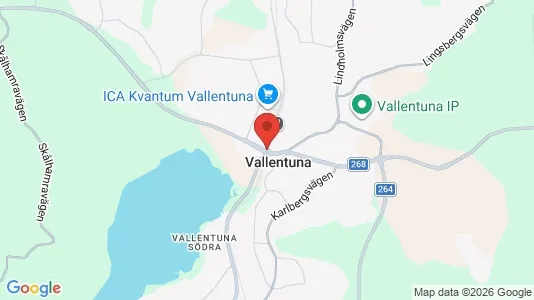 Affärslokaler att hyra i Vallentuna - Bild från Google Street View