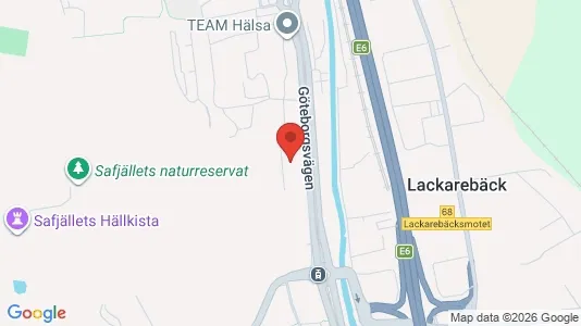 Kontorslokaler att hyra i Mölndal - kort over placeringen