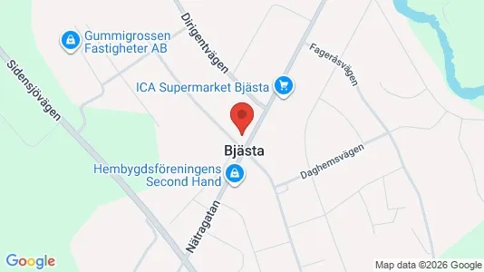 Affärslokaler att hyra i Örnsköldsvik - kort over placeringen