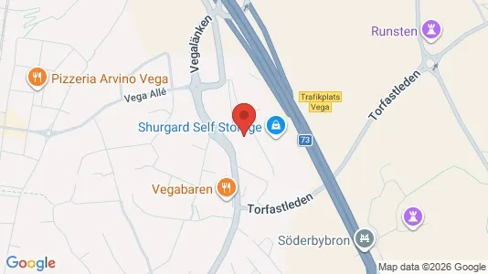 Affärslokaler till försäljning i Haninge - Bild från Google Street View