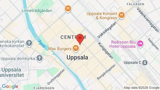 Affärslokaler att hyra i Uppsala - Bild från Google Street View