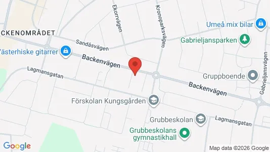Affärslokaler till försäljning i Umeå - Bild från Google Street View