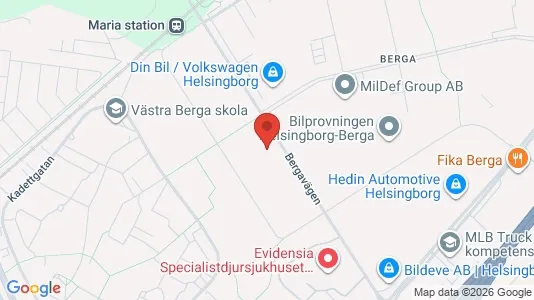 Kontorslokaler att hyra i Helsingborg - Bild från Google Street View