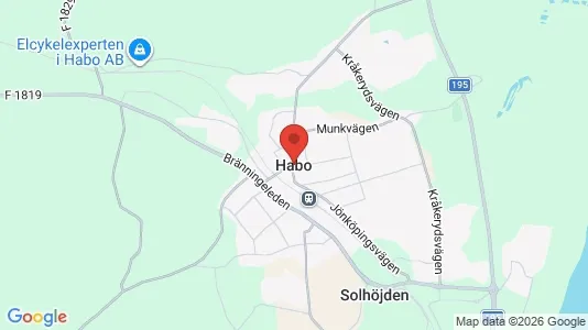Industrilokaler att hyra i Håbo - Bild från Google Street View