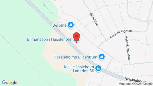 Kontorslokaler att hyra i Hässleholm - Bild från Google Street View