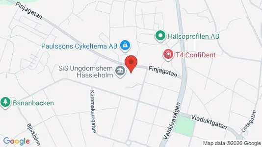 Kontorslokaler att hyra i Hässleholm - Bild från Google Street View