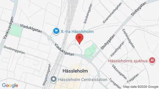 Kontorslokaler att hyra i Hässleholm - Bild från Google Street View
