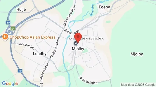 Kontorslokaler att hyra i Mjölby - Bild från Google Street View