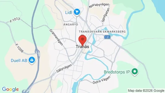 Kontorslokaler att hyra i Tranås - Bild från Google Street View