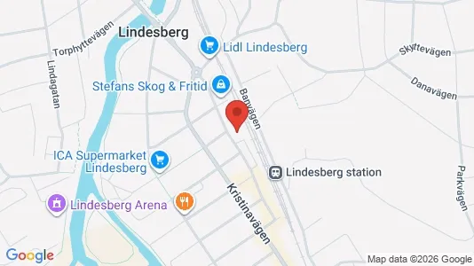 Affärslokaler att hyra i Lindesberg - Bild från Google Street View