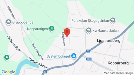 Affärslokaler att hyra i Ljusnarsberg - Bild från Google Street View