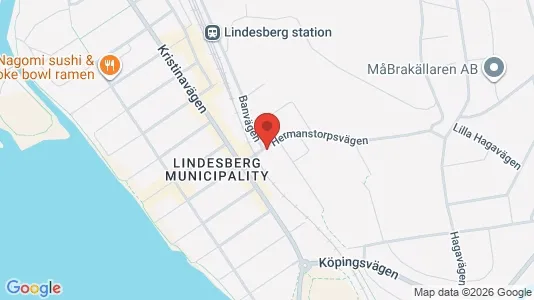Affärslokaler att hyra i Lindesberg - Bild från Google Street View