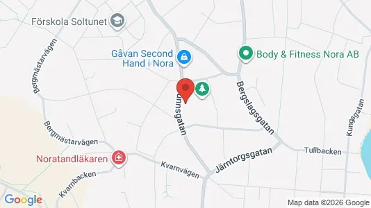Affärslokaler att hyra i Nora - Bild från Google Street View