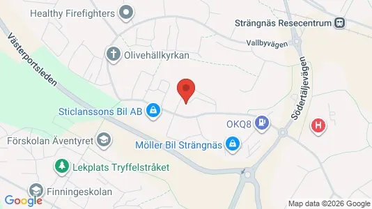 Affärslokaler att hyra i Strängnäs - Bild från Google Street View