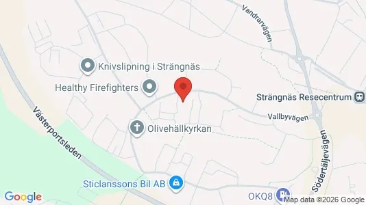 Affärslokaler att hyra i Strängnäs - Bild från Google Street View
