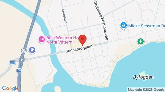 Affärslokaler att hyra i Askersund - Bild från Google Street View