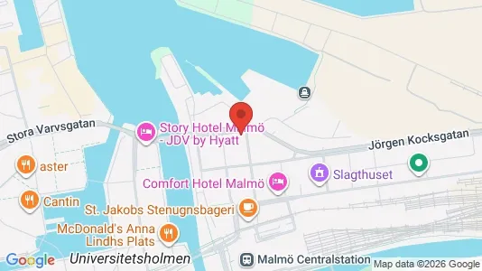 Kontorslokaler att hyra i Malmö Centrum - Bild från Google Street View