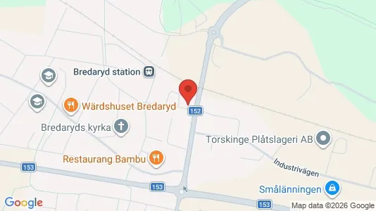 Affärslokaler att hyra i Värnamo - Bild från Google Street View