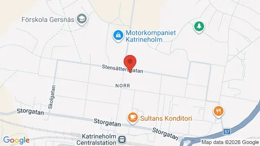 Affärslokaler att hyra i Katrineholm - Bild från Google Street View
