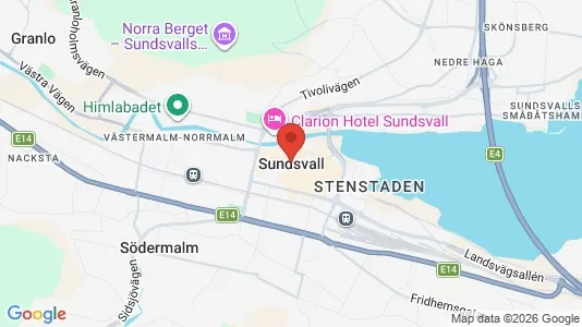 Kontorslokaler att hyra i Sundsvall - Bild från Google Street View