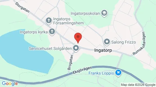 Lagerlokaler att hyra i Eksjö - Bild från Google Street View