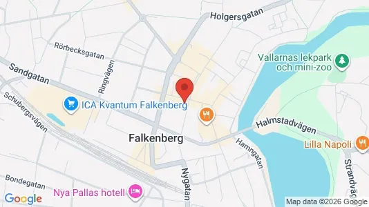 Kontorslokaler att hyra i Falkenberg - Bild från Google Street View