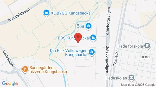 Affärslokaler att hyra i Kungsbacka - Bild från Google Street View