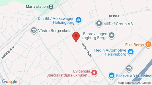 Kontorslokaler att hyra i Helsingborg - Bild från Google Street View