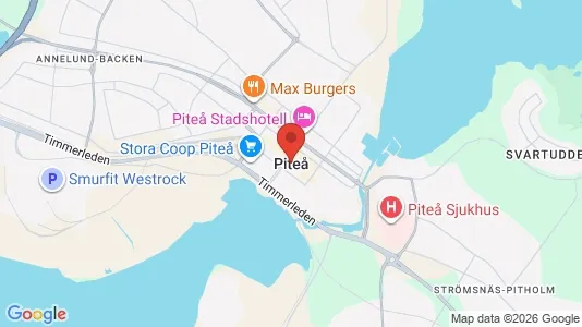 Bostadsfastigheter till försäljning i Piteå - Bild från Google Street View