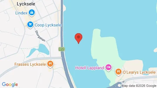 Affärslokaler till försäljning i Lycksele - Bild från Google Street View