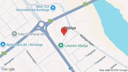 Affärslokaler till försäljning i Borlänge - Bild från Google Street View