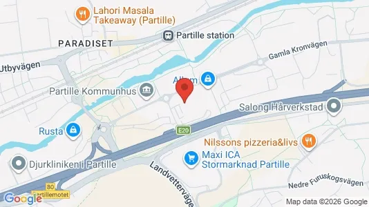 Affärslokaler till försäljning i Partille - Bild från Google Street View