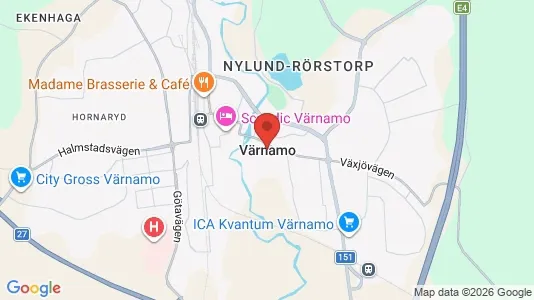 Lagerlokaler att hyra i Värnamo - Bild från Google Street View