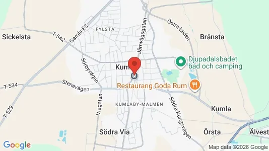 Lagerlokaler att hyra i Kumla - Bild från Google Street View