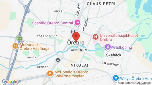 Affärslokaler att hyra i Örebro - Bild från Google Street View
