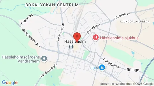Lagerlokaler att hyra i Hässleholm - Bild från Google Street View