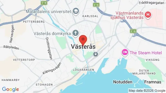Affärslokaler att hyra i Västerås - Bild från Google Street View