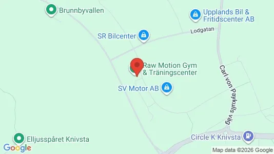 Industrilokaler att hyra i Knivsta - kort over placeringen