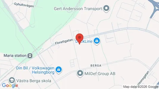 Industrilokaler att hyra i Helsingborg - Bild från Google Street View