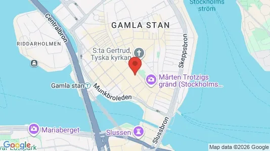Affärslokaler att hyra i Stockholm Innerstad - kort over placeringen