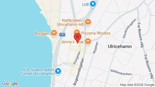 Kontorslokaler att hyra i Ulricehamn - kort over placeringen
